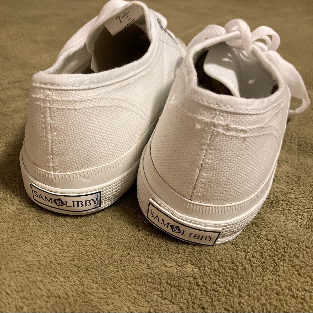 NIB Vintage Sam & Libby Jackie Canvas Shoes Sneakers Size 7.5 - Picture 8 of 13